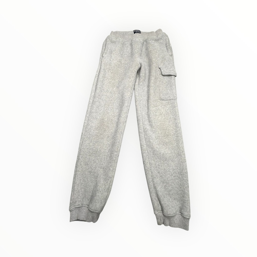 Buffalo David Bitton Evan Sherpa Lined Cargo Joggers Gray Mens XL 18/20 Slim Fit